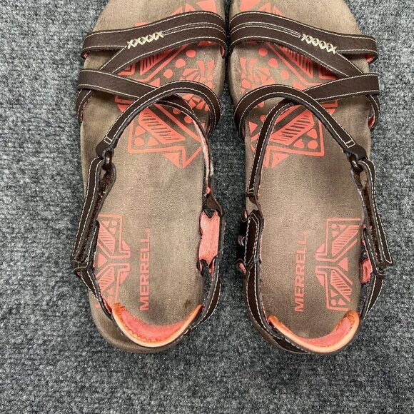 Merrell Sandspur Sandals Women's 10 Cocoa Coral Strappy Outdoor Athletic Water - Picture 9 of 12